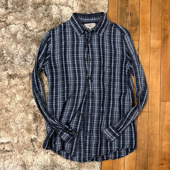 Jack Spade Shirts Mens Jack Spade Button Down Shirt Plaid Size